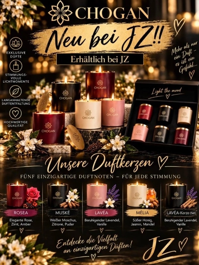 Chogan Duftkerzen Kollektion