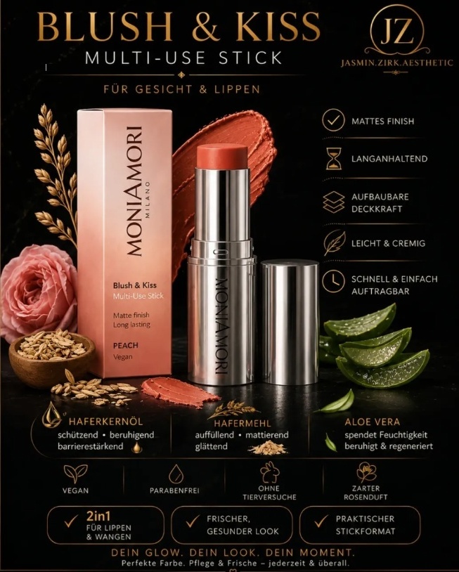 Moni Amori Blush & Kiss Multi-Use Stick